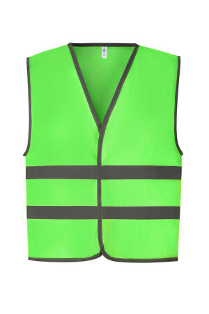 Kids Fluo Reflective Border Waistcoat