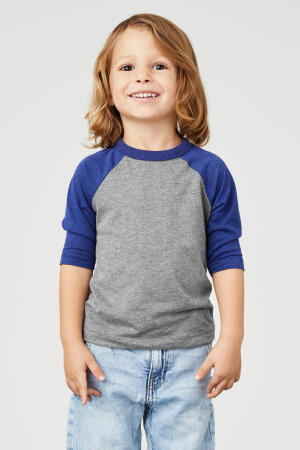 Toddler 3/4 Sleeve Baseball Tee