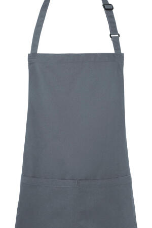 Short Bib Apron Basic with Buckle and Pocket