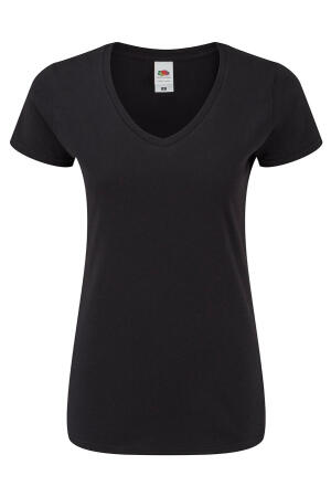 Ladies` Iconic 150 V Neck T