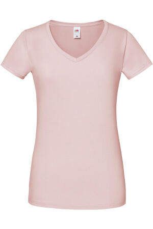 Ladies` Iconic 150 V Neck T