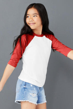 Youth 3/4 Sleeve Baseball Tee