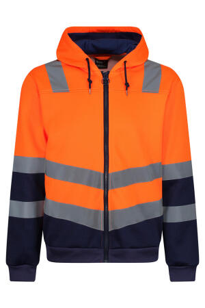 Pro Hi Vis Full Zip Hoodie