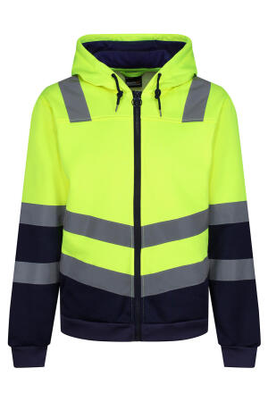 Pro Hi Vis Full Zip Hoodie