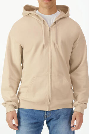 Softstyle Midweight Full Zip Hooded Sweat