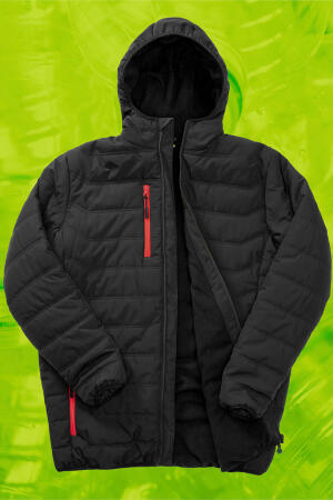 Black Compass Padded Winter Jacket