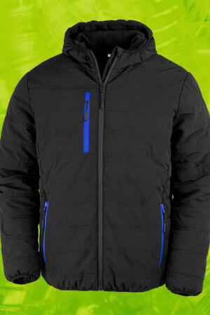 Black Compass Padded Winter Jacket