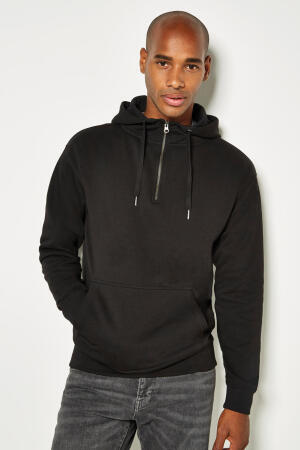 Regular Fit 1/4 Zip Hoodie