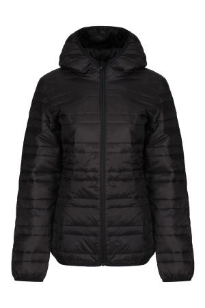 Women`s Hooded Firedown Baffle Jacket