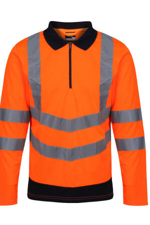 Pro Hi Vis Poloshirt LS