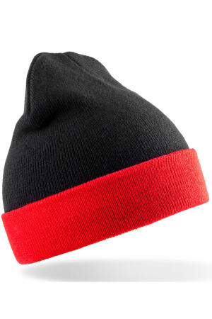 Recycled Black Compass Beanie