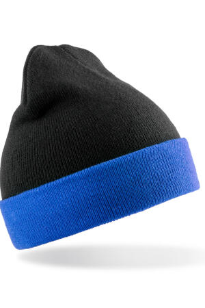 Recycled Black Compass Beanie