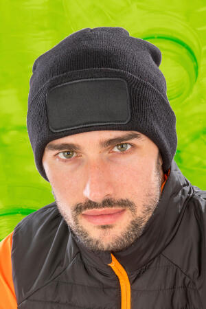 Recycled Double Knit Printers Beanie