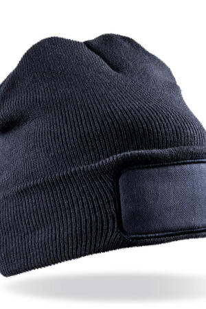 Recycled Double Knit Printers Beanie