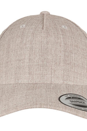 5-Panel Premium Curved Visor Snapback Cap