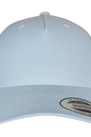 5-Panel Premium Curved Visor Snapback Cap