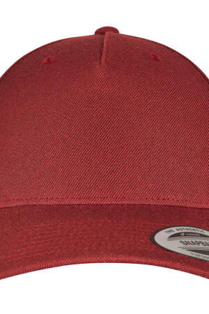 5-Panel Premium Curved Visor Snapback Cap