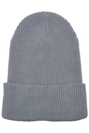 Recycled Yarn Ribbed Knit Beanie