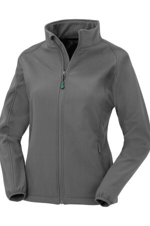 Women`s Recycled 2-Layer Printable Softshell Jkt