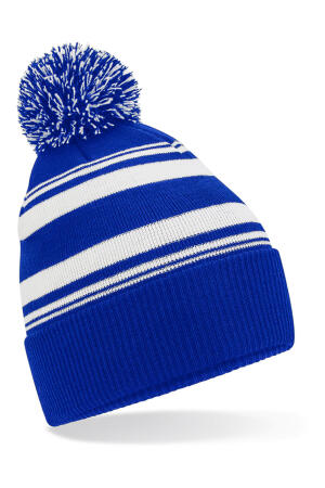 Striped Fan Beanie