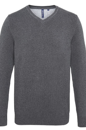 Men´s Cotton Blend V Neck Sweater