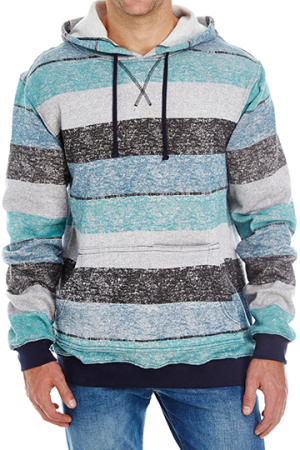 Printed Striped Marl Pullover