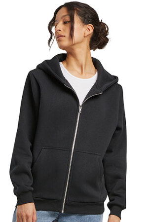 Ladies Fluffy Zip Hoody