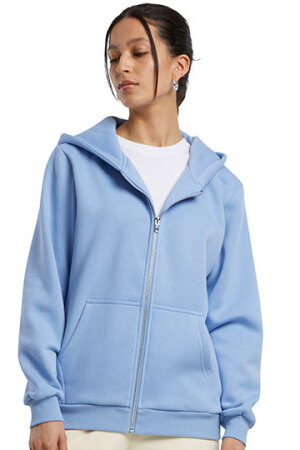 Ladies Fluffy Zip Hoody