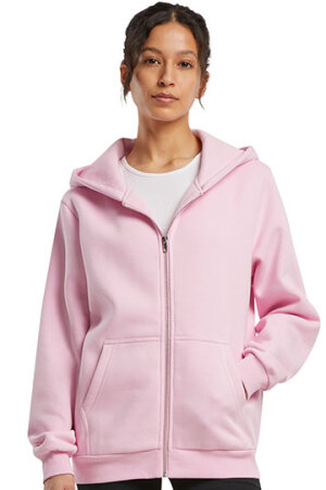 Ladies Fluffy Zip Hoody