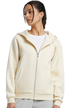 Ladies Fluffy Zip Hoody