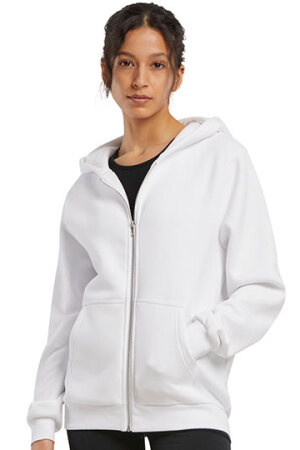 Ladies Fluffy Zip Hoody