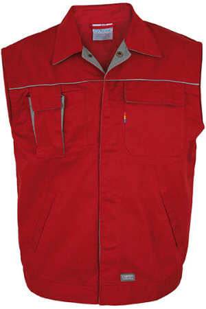 Contrast Work Vest