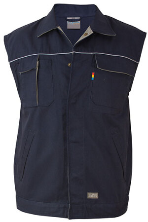 Contrast Work Vest