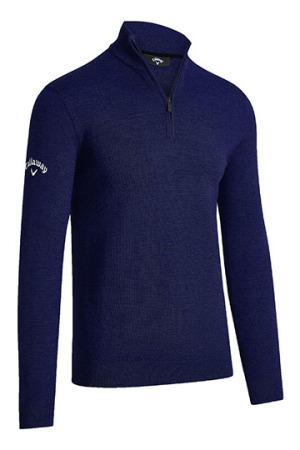 Men´s 1/4 Zipped Merino Sweater