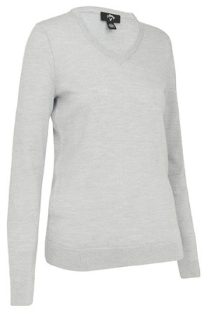 Ladies V-Neck Merino Sweater