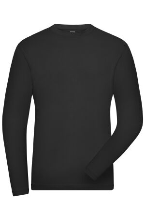 Men's BIO Stretch-Longsleeve Work - SOLID -