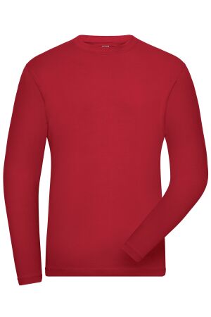 Men's BIO Stretch-Longsleeve Work - SOLID -