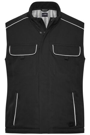 Workwear Softshell Padded Vest - SOLID -