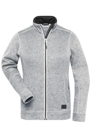 Ladies' Knitted Workwear Fleece Jacket - SOLID -