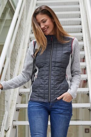 Ladies' Knitted Hybrid Jacket