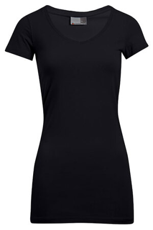 Women's Slim Fit V-Neck-T Long