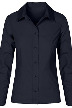 Women`s Poplin Shirt Long Sleeve