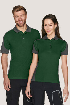 Damen-Poloshirt Contrast Performance