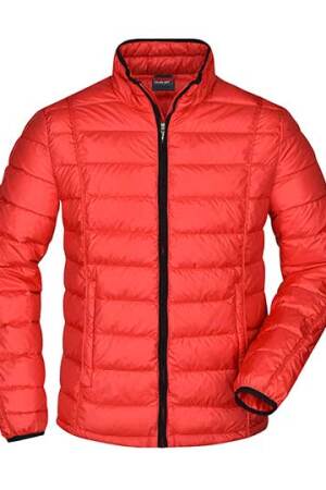 Mens Quilted Down Jacket