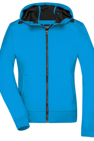 Ladies` Hooded Softshell Jacket