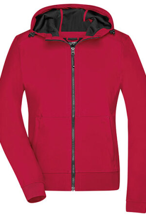 Ladies` Hooded Softshell Jacket