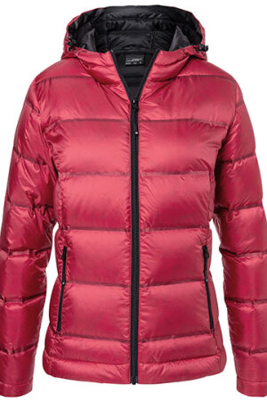 Ladies' Hooded Down Jacket