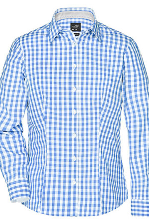 Ladies` Checked Blouse