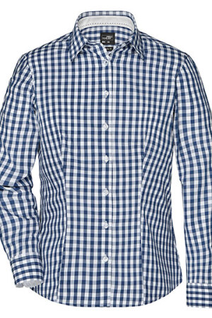 Ladies` Checked Blouse