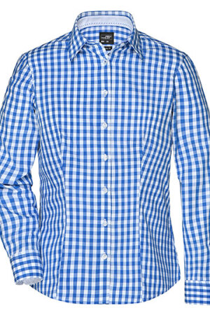 Ladies` Checked Blouse